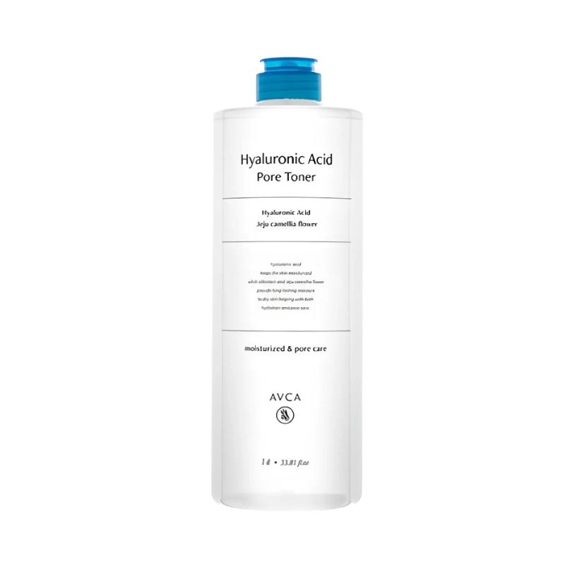 AVCA Low Molecular Hyaluronic Acid Pore Toner Deep Hydration & Skin Refining 1L