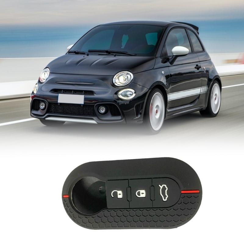 Flexible Stretchable 3 Button Folding Remote Key Shell Protective Case Housing Suitable For 500 500L Flip Style Car Key