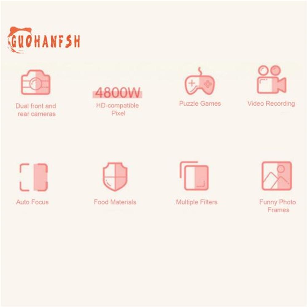 1 Set Kids Camera - Dual Lens Camera with Selfie Function, High-Resolution Children Photography Toy for Photo Video