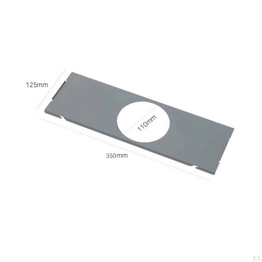 Aluminum Table Panel Lightweight Portable Outdoor Top Gray Metal Detachable Tabletop for