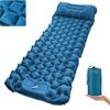 1PC Outdoor Inflatable Sleeping Pad 1Minute Quick Inflation Extra Thick Puncture‑Proof Camping Mat for Hiking Backpacking Travel