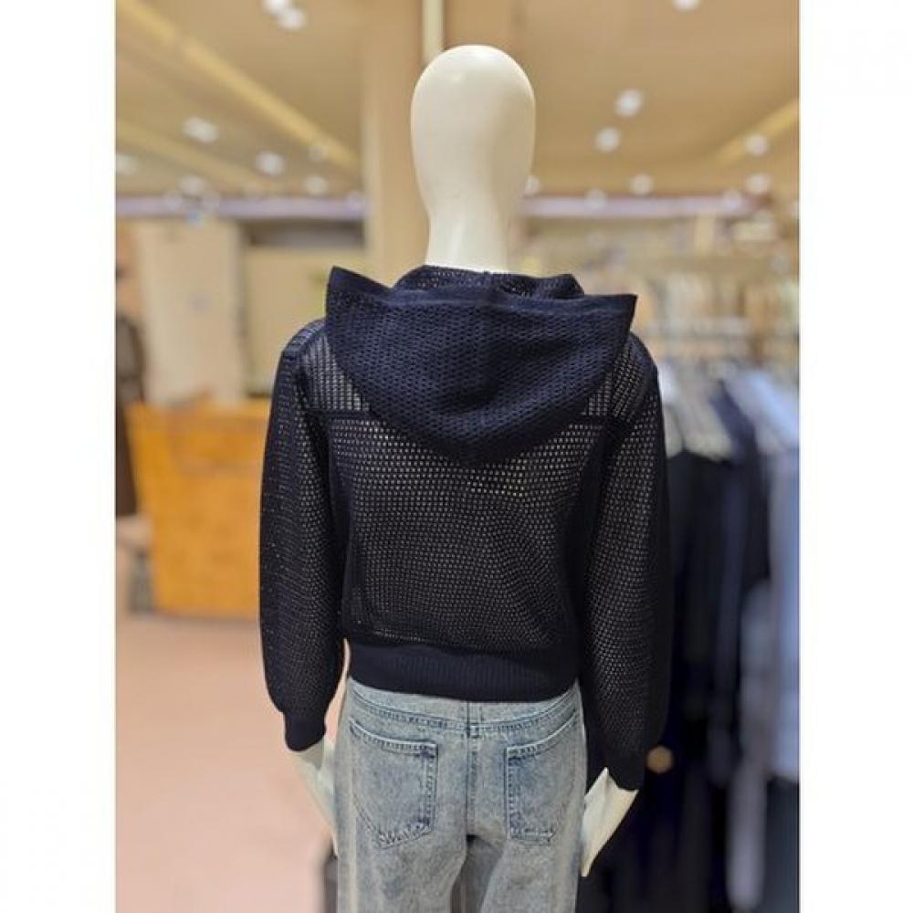 Cc Collect Mesh Hooded Zip Cardigan C262ksl131