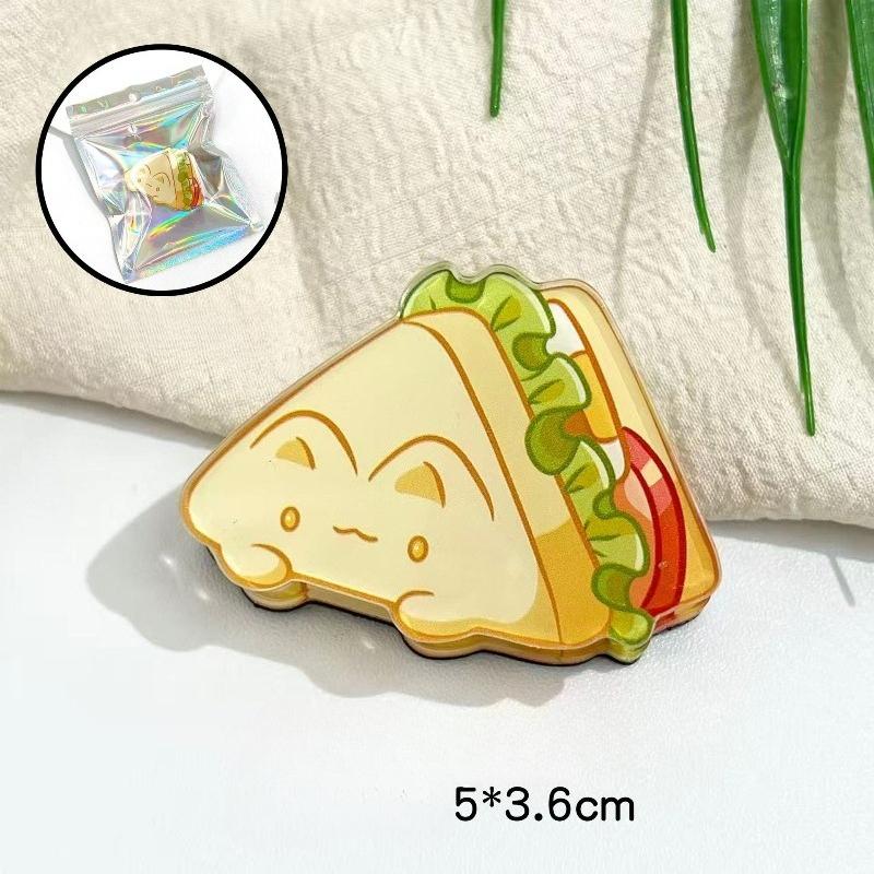 1 STÜCK Neuer Trend Niedlicher Cartoon Capybara Acrylclip Kreative Studententest Büroklammer Snack-Verschlussklammer Bürodokument Pillenbinder