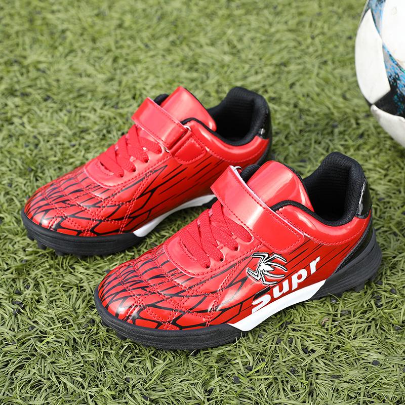 Fashion TF  Children Soccer Shoes Breathable Anti-slip Boy Football Sneaker High-quality Comfortable Kids Sports Shoes