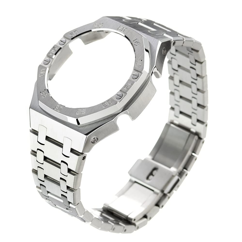 

Совместимый комплект Full Metal Kit Full Metal Kit Silver [GEARS CLUB] G-SHOCK GA-2100