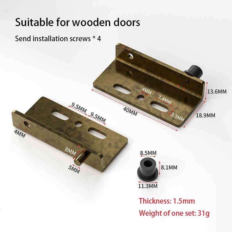 1Pcs Stainless Steel Lock Heavy-Duty Cabinet Door Rebound Magnetic Lock TV Frame Cabinet Wardrobe Furniture Magnetic Lock