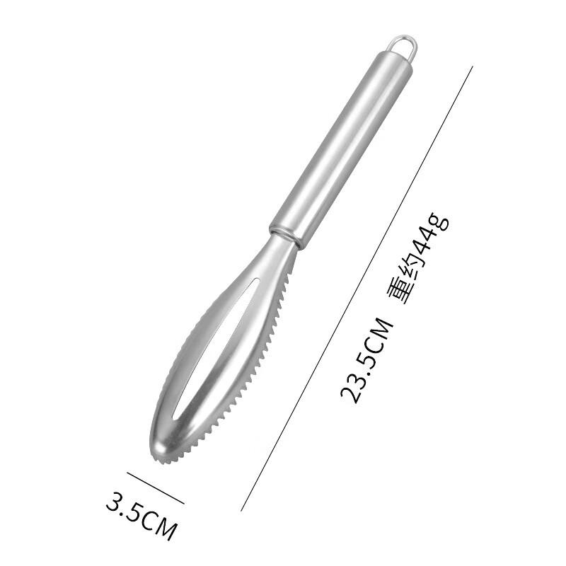 Zhishi Handheld 3-Hole Fish Scaler (4-Pack)