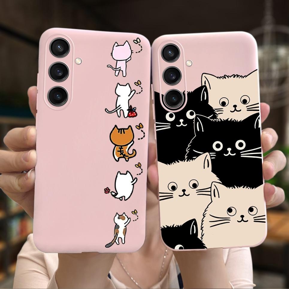 For Funda Samsung Galaxy A35 5G Case Women Fashion Girly Flower Butterfly Bumper For Samsung A35 SM-A356B Coque Silicone Soft