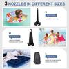 Electric Airs Pump Portable Quickly Airs Mattress Pump with 3 Nozzles Fast Inflates Deflate Pump for Pool Toy Enduring