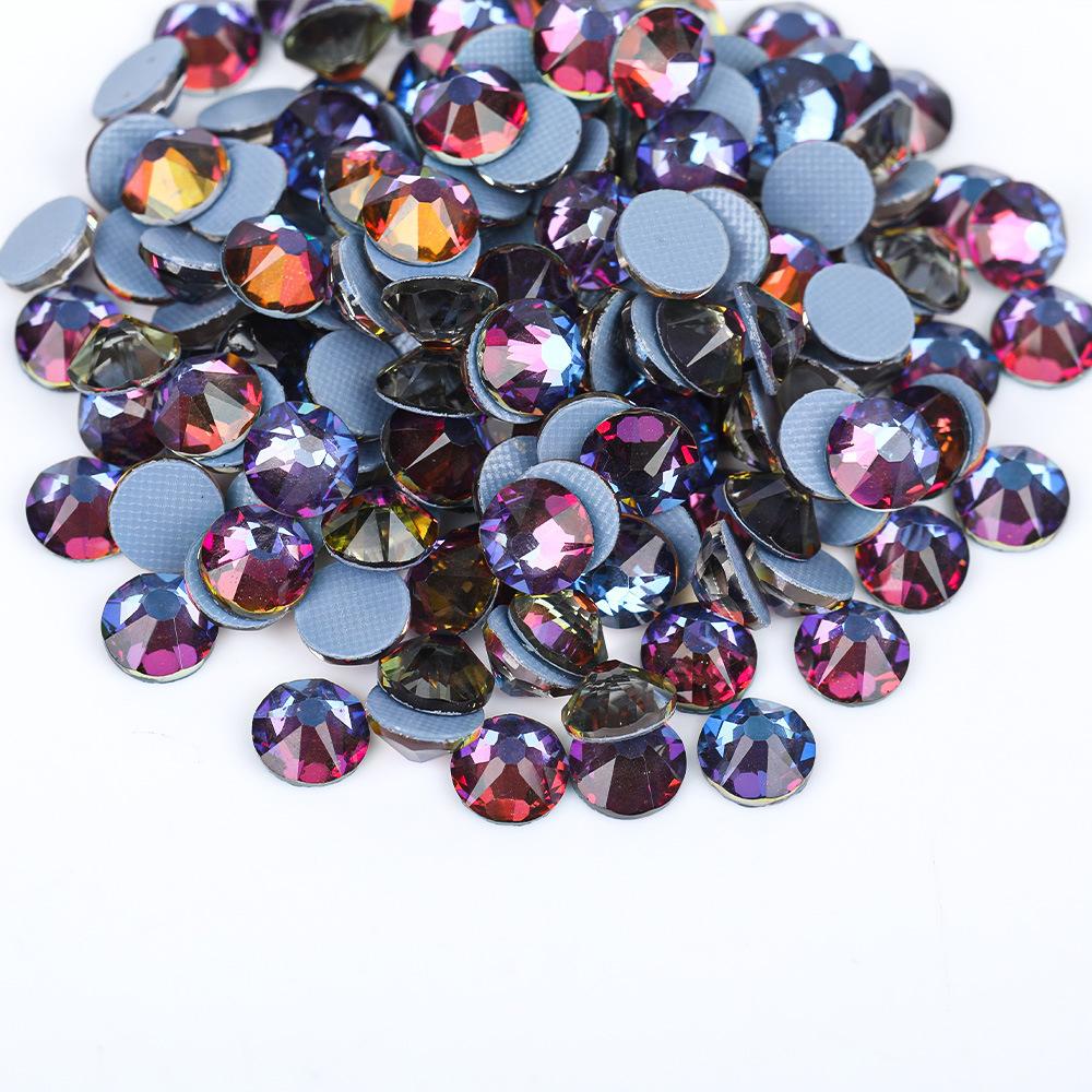 2088 16Cut Austrian Rhinestones Diamond Nail Art 3D DIY Mobile Phone Case ABS Hot-Fix Rubber Bottom Flats Glass Jewelry Shoes
