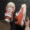 New niche design shell head heightened platform dissolving shoes sports and leisure shoes lace-up board shoes
