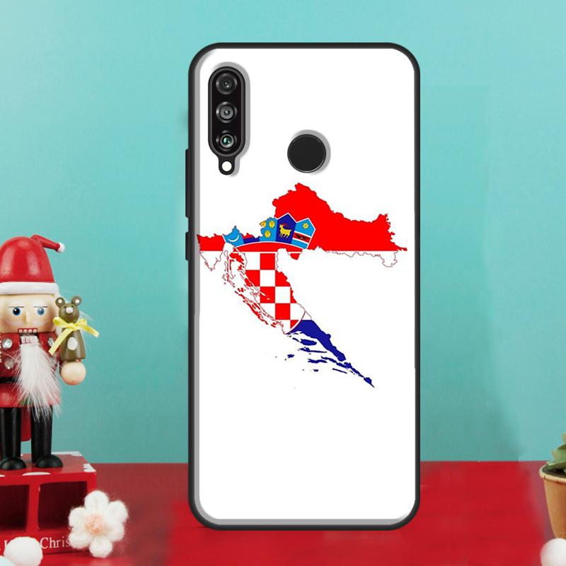 Croatia Flag For Huawei Nova 12i 12s 11i 5T Y90 Y70 Y60 Y61 Y91 Y72 9 10 SE P60 Pro P20 P30 P40 Lite Case
