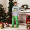 Parent-child Christmas Print Home Suit Long-sleeved Top And Pants