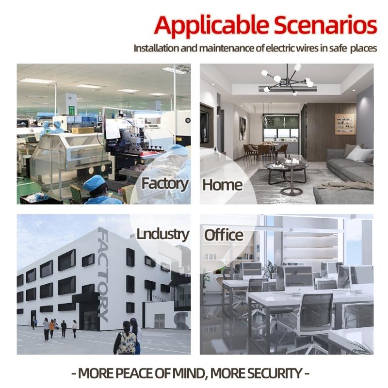 Outlet Tester Advanced Receptacle Tester with Voltage-Display 250V Power Socket Automatic Electric Circuit Polarity-