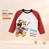 Kids' Mickey Mouse Cotton Long-Sleeve T-Shirt