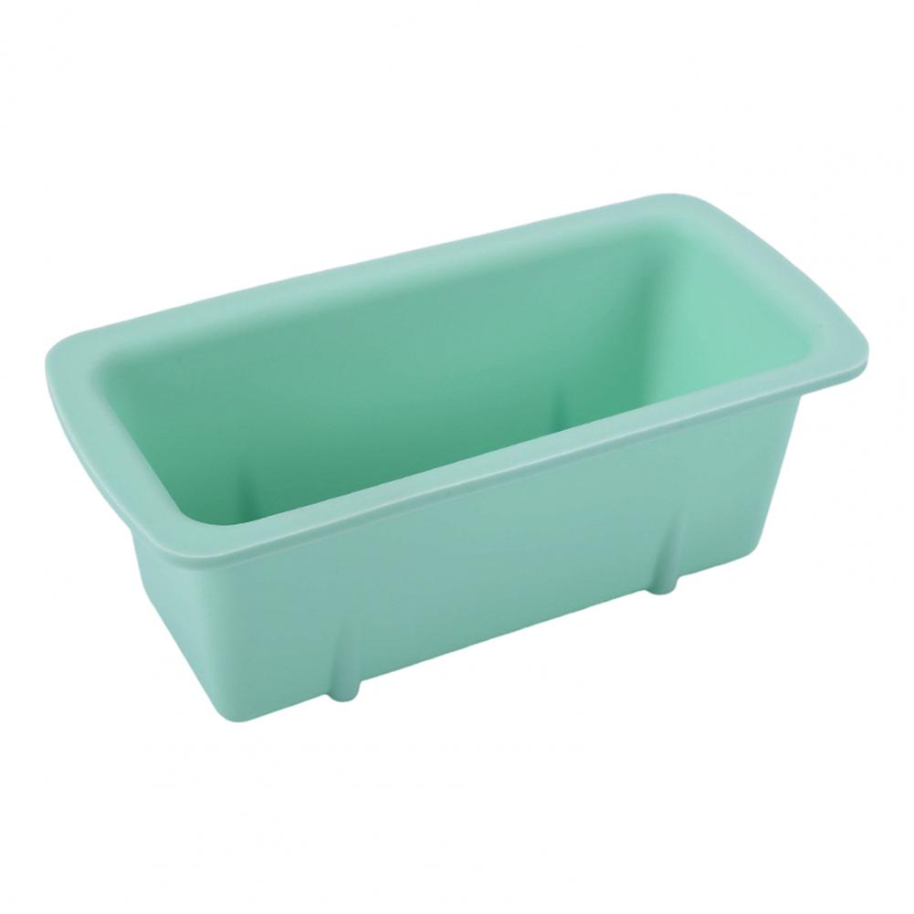

Loaf Toast Bread Pans Silicone Cake Mold High-temperature Resistant Silicone Loaf Pan for Toast Bread Desserts for Kitchen зелений
