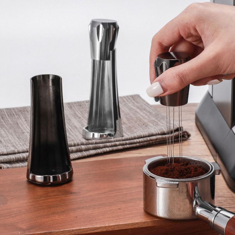 Stainless Steel Needles Coffee Tampers Coffee Stirrers Distributor Leveler Tools Needles Type Coffee Powder Distributors