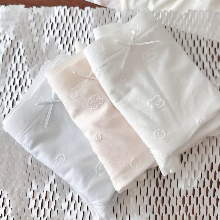 9287 Soft Zero-Touch Seamless Jacquard Modal Panties - Class A 10A With Extended Bottom