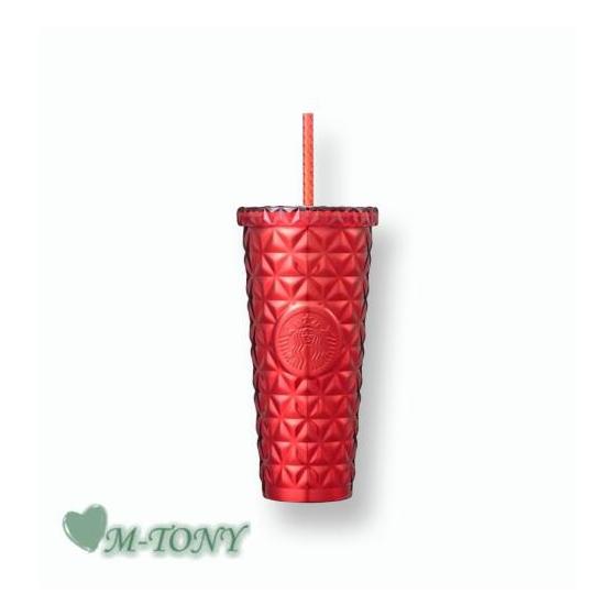 Starbucks Starbucks SS Stainless Steel Joyful Dion Cold Cup Red SS Joyful Dion Coldcup591ml Overseas Limited Item/Not Released in