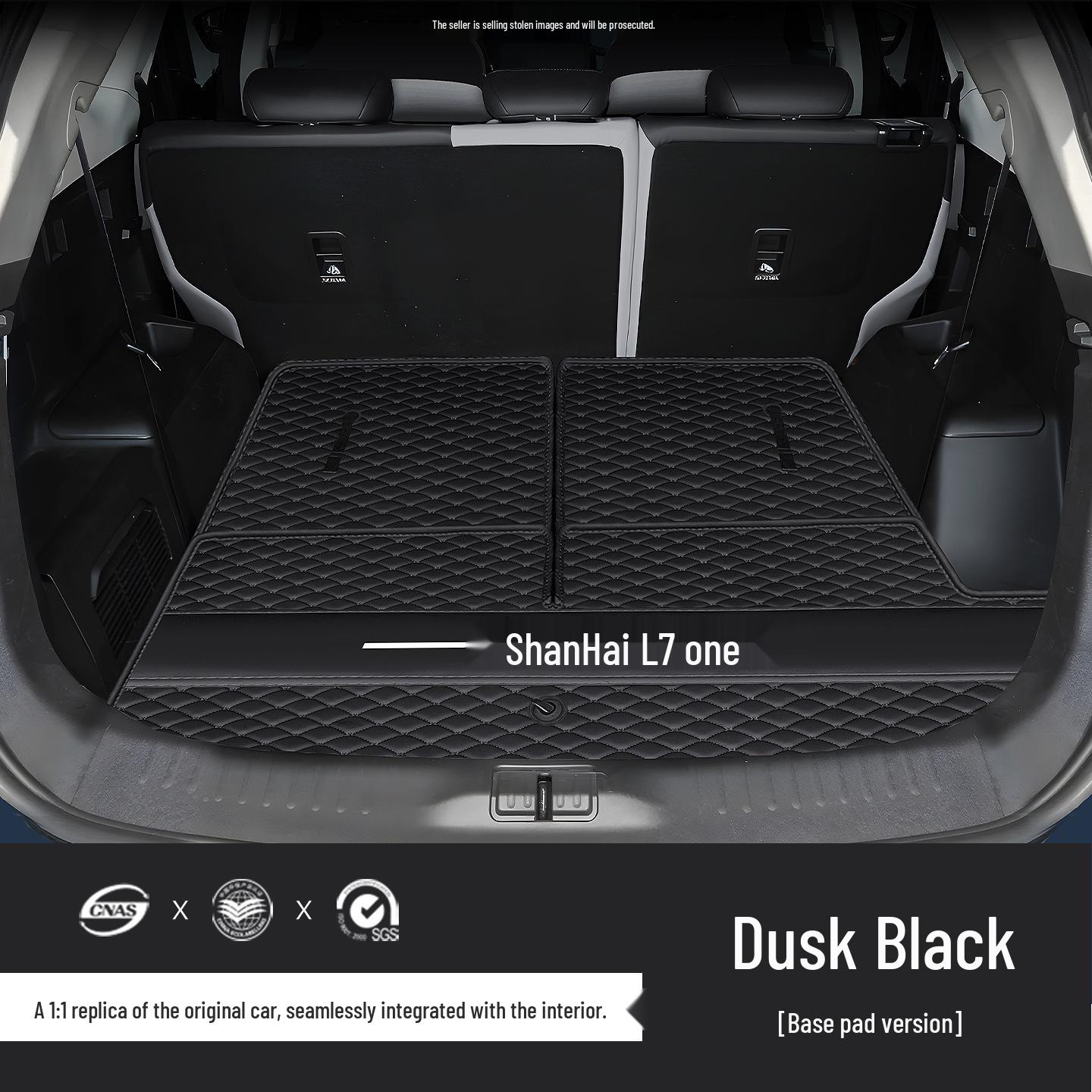 Коврик в багажник Jetour Shanhai L7: Совместимо с 25 моделями, 5-7 мест, Полностью закрытая конструкция. Jetour Shanhai L7 [7-seater]