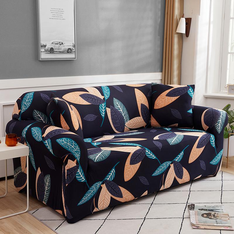 Printed Sofa Cover Stretch Couch Cover Sofa Slipcovers for Couches and Loveseats Washable  Furniture Protector for Pets Kids