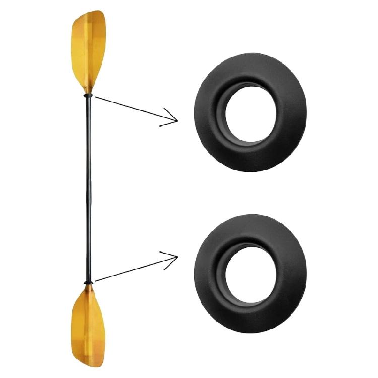 6Pcs Kayak Paddles Drip Rings Rubber Kayak Guard Oar Drip Rings Splash Guards Rings for Kayak Canoes Rafting Paddles