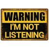Vintage Metal Tin Sign Retro Wall Art for Home Bar Indoor Outdoor Decor