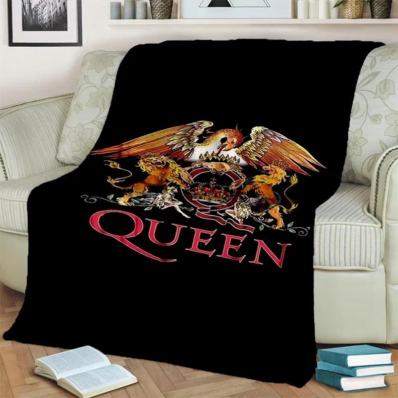 Одеяло с 3D изображением Фредди Меркьюри Queen-Rock-Band, мягкое одеяло для дома, спальни, кровати, дивана, пикника, путешествия, офиса, одеяло, детское одеяло 30x40in