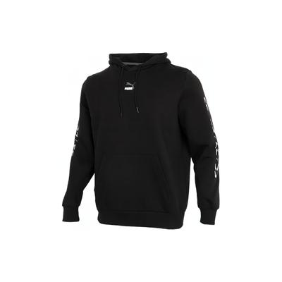 Sweatshirts Men's Black Hooded Moderate Regular 531243-01