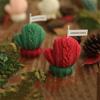 Christmas Glove Pattern Soy Wax Scented Candle, Single Core Rose Scented Candle for Indoor Use, Perfect for Christmas Decoration and Gifts