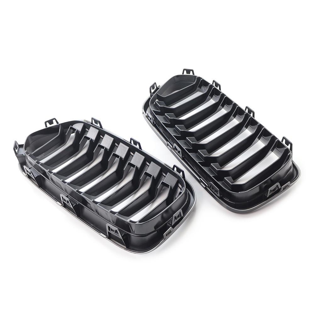 BMW X2 F39 Front Grille Single-Bar Bright Black (2019-2023) Cross-Border Edition