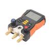 Digital Manifold Gauge High Accuracy 2 in 1 Pressure Temperature Tester Air Conditioner HVAC Digital Manifold Meter