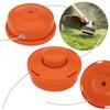 String head for a petrol brushcutter