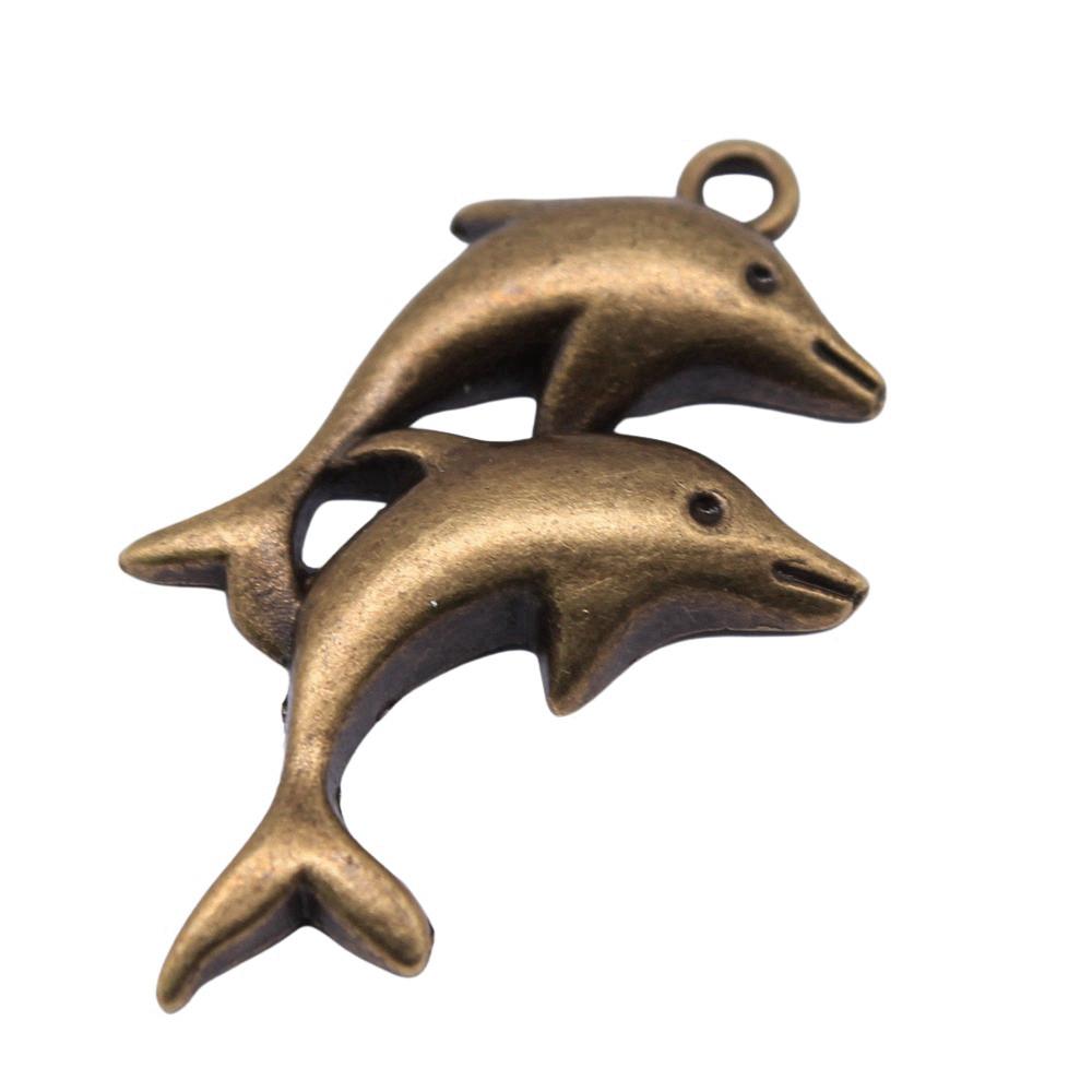Mermaid Tail Charms Alloy Pendants For Ocean Themed Jewelry Making