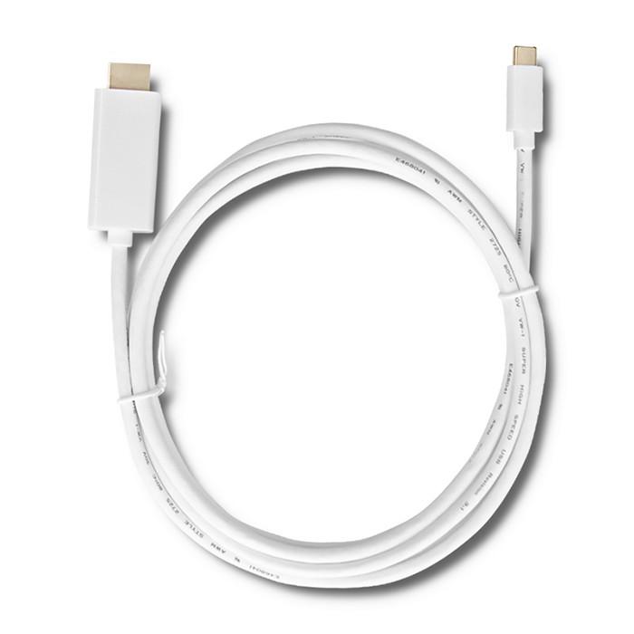 Qoltec Kabel USB 3.1 Typ C Stecker/ HDMI A Stecker | 4K | Alternate Mode | 2m