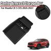 For Mazda Cx5 Armrest Storage Box Upper Tray Divider Soft Silicone Pad Storage Modification Storage Expansion For Cx-5