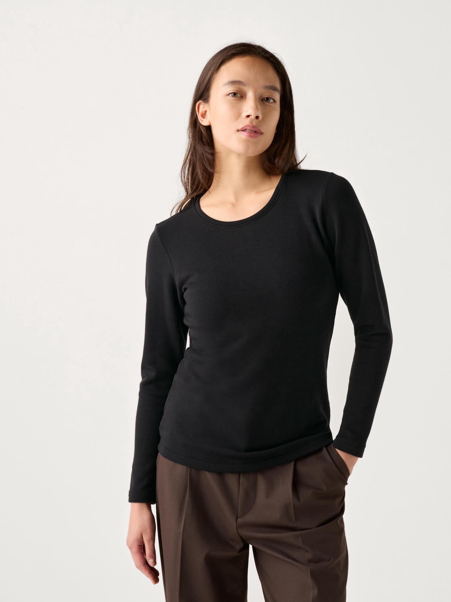 

Футболка Uniqlo Japan Ultra Warm Heattech Crewneck 09 BLACK/XL