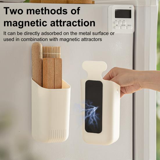 Yousheng Magnetic Storage Box Acrylic Straw Holder Large Capacity Multipurpose Reusable Tumbler Straw Organizer Kitchen Accessories Container