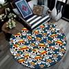 One Piece3,Round Area Rug,Carpet Rug for Living Room Bedroom Sofa Playroom Decor,Non-slip Floor Mat