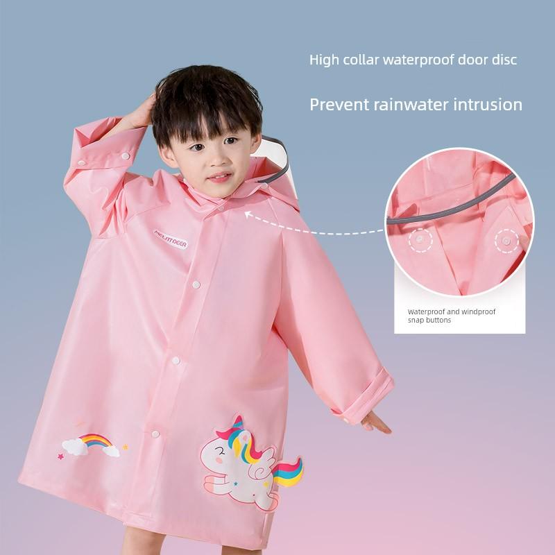 School Baby Child New Rabbit Children Raincoat