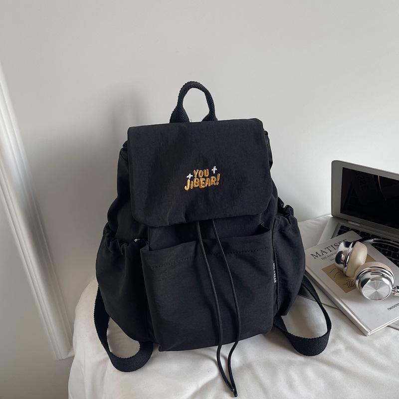 Korean Niche Backpack 2025 Autumn New Niche Design Travel Schoolbag Outdoor Large-capacity Casual Backpack