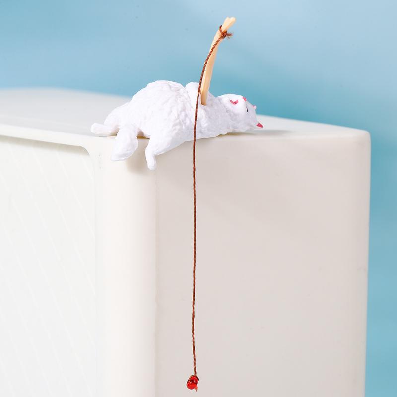 

1/5 шт. Аквариум Рыбалка Кот Подвесной Мини Креативный Пейзаж Украшение Аквариумные Аквариумы Орнамент Миниатюрные Фигурки