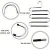 1/3Pcs Hangers Space Save Non-Slip Clothes Hangers Stainless Steel Closet Storage Organizer for Pants Jeans Scarf Trousers