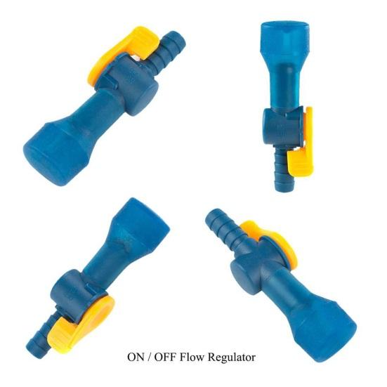Bite Valve Replacement Hydration Pack Mouthpiece with 2 Hose Connector Shut/On Off Valve And O-Ring Replacement Parts Accessories