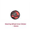 VYRC2 46/80/90mm Car Front Trunk Badge Steering Wheel Sticker for Skoda Logo Rapid Octavia Fabia Yeti Superb 2 3 Kodiaq Karoq