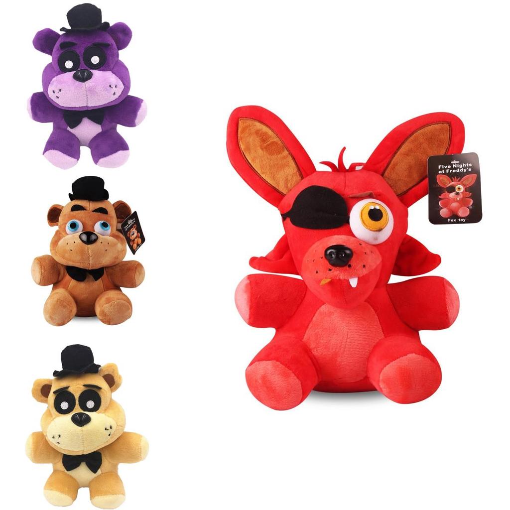 Fnaf Five Nights At Freddy's Friends Plush Toy Soft Gift 18/25cm Yellow Brown Purple Blue Red White