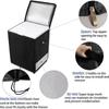 Outdoor Freezer Cover Waterproof Chest Freezer Dust Cover Oxford Fabric Wrap With Double Top Opening For Balcony Garden Patio