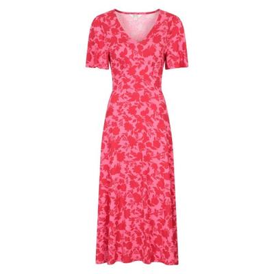 Womens/Ladies Como Flowers Midi Dress