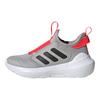 adidas TENSaur Comfort Lightweight Soft Shock Absorbing Durable Breathable Low Top Casual Shoes Kids Sneakers Gray Black Bright-Red IH1061