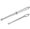 2Pcs/set Elastic Metal Drawstring Rope Threaders Sliver Split Pins Fixer Self-Locking Tweezer For Apparel Sewing Supplies